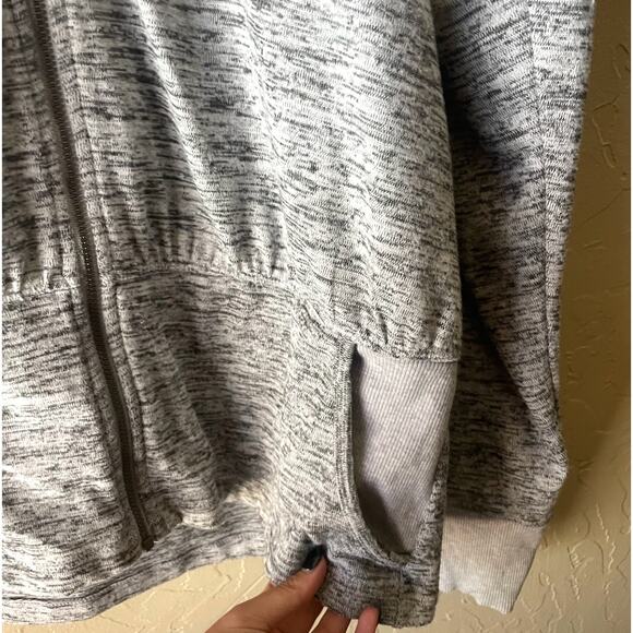 Athleta heather Gray Full-Zip Jacket - Size L - Picture 7 of 13